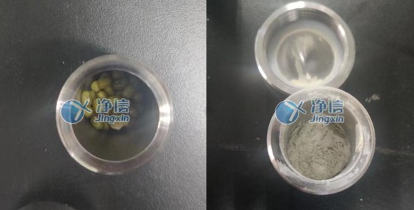 綠豆樣品前處理實驗效果